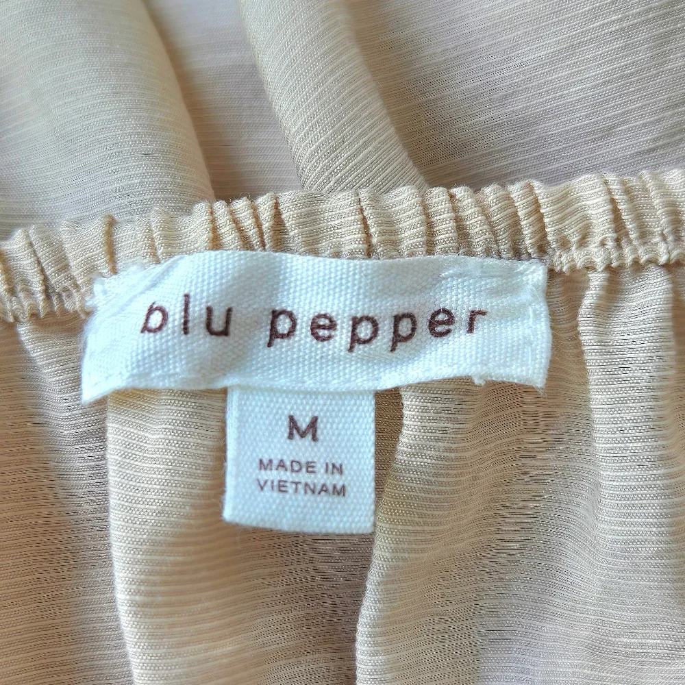 Blu Pepper-Boho Smocked Tiered Maxi Sundress, Champagne, Lined Adjustable Straps - Picture 8 of 10